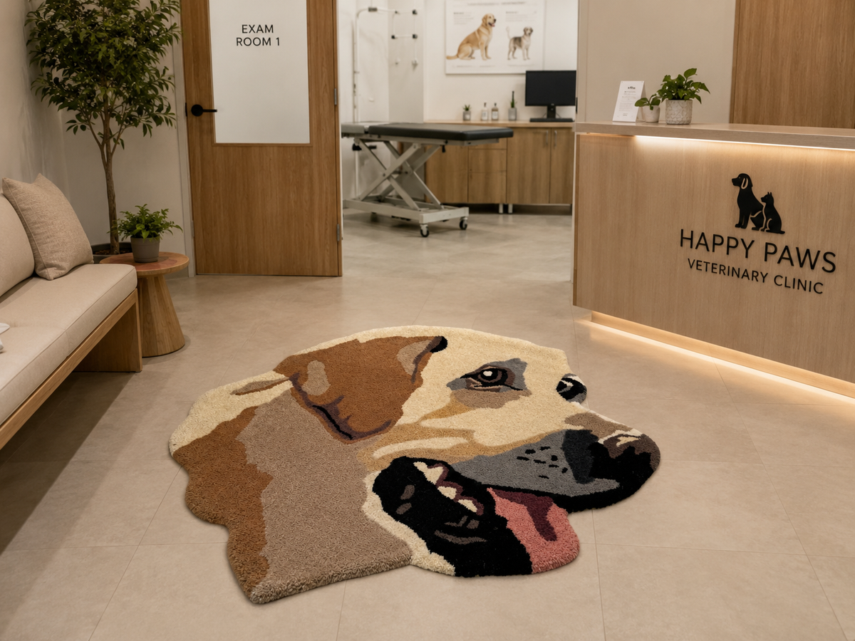 Sweet Guardian Dog Rug
