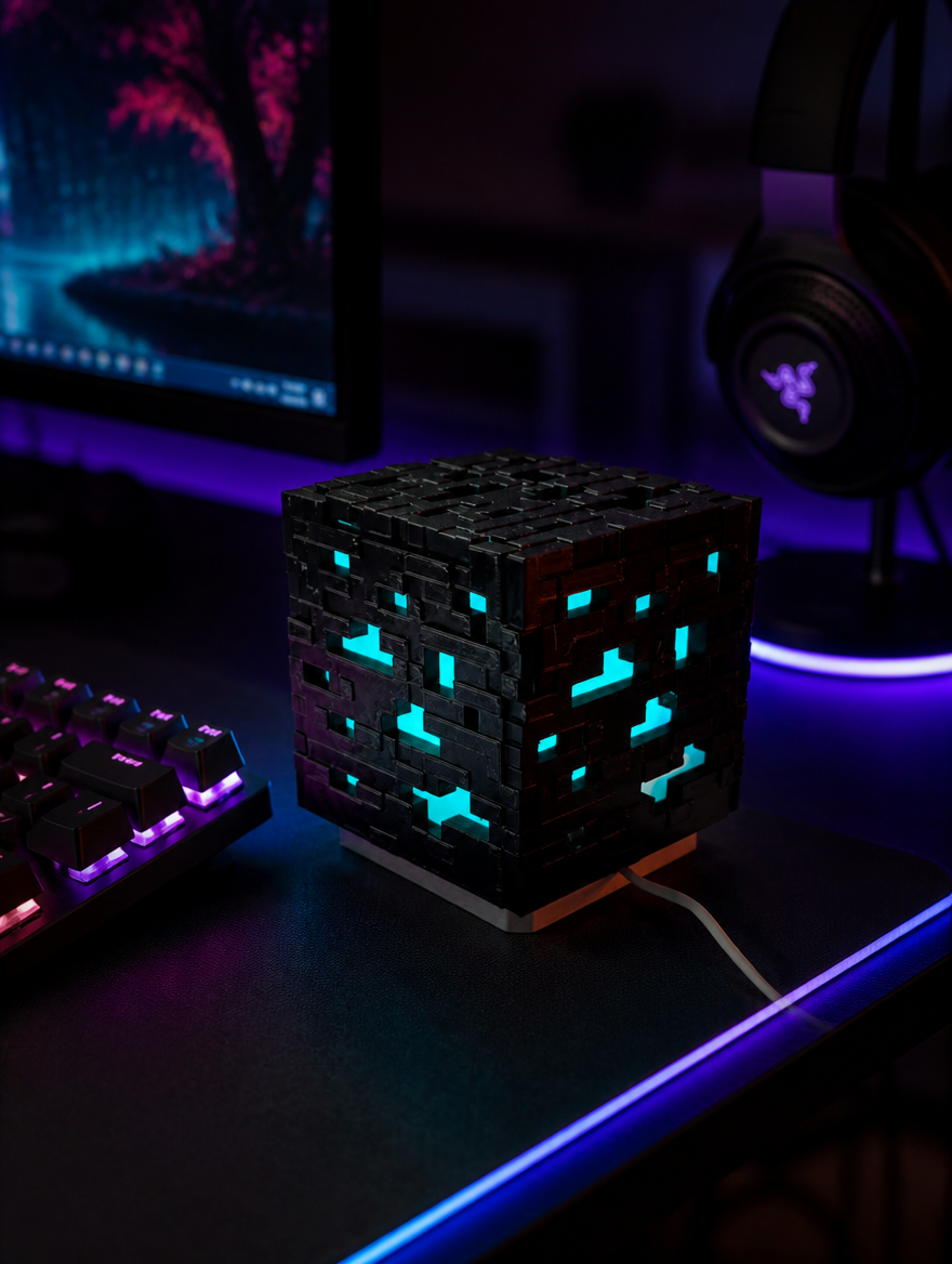 Pixel Block Lamp