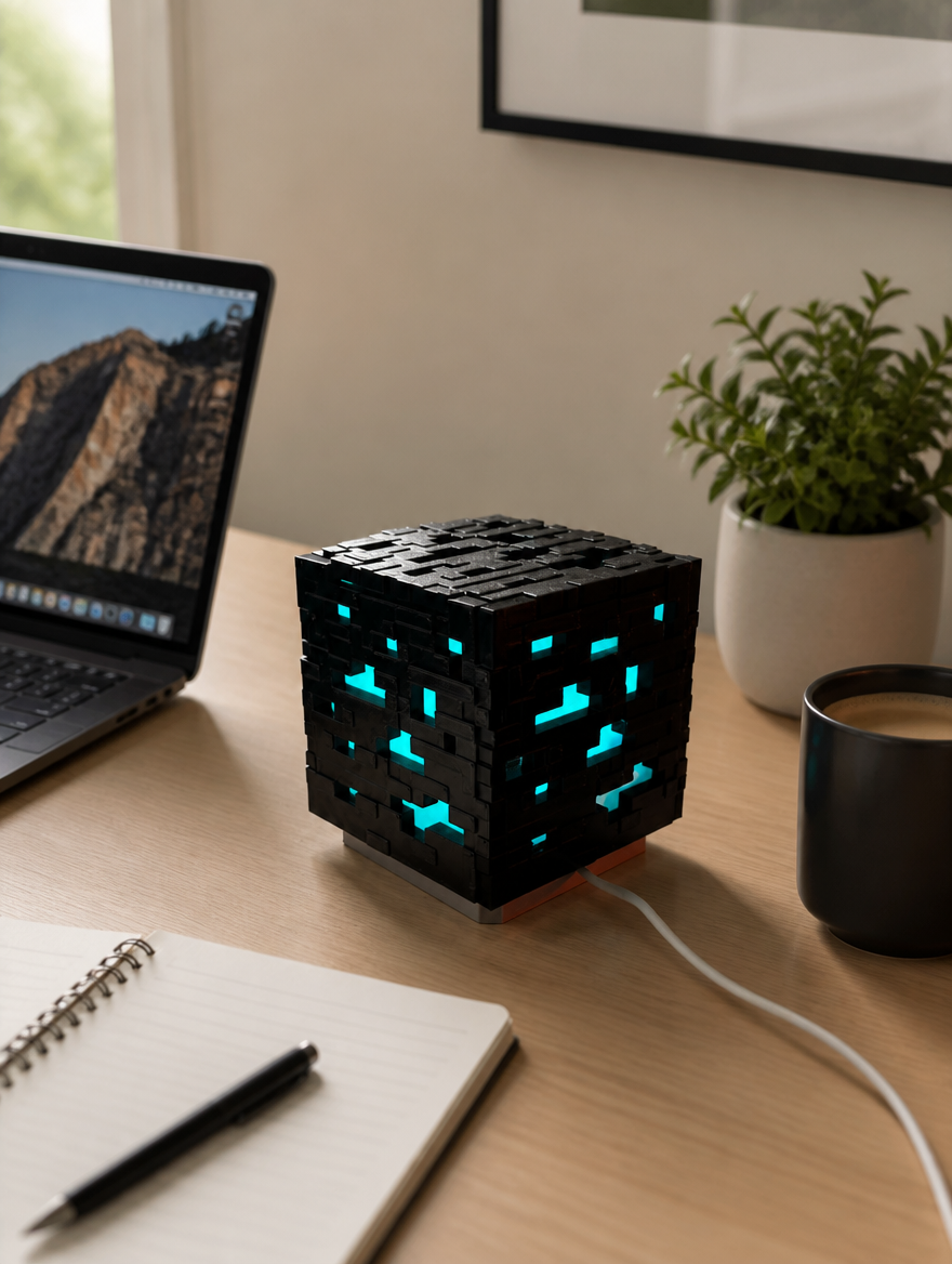 Pixel Block Lamp