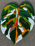 Tropical Monstera Leaf Rug